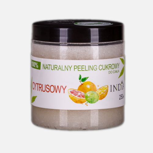 Naturalny peeling cukrowy - Cytrusowy 250ml
